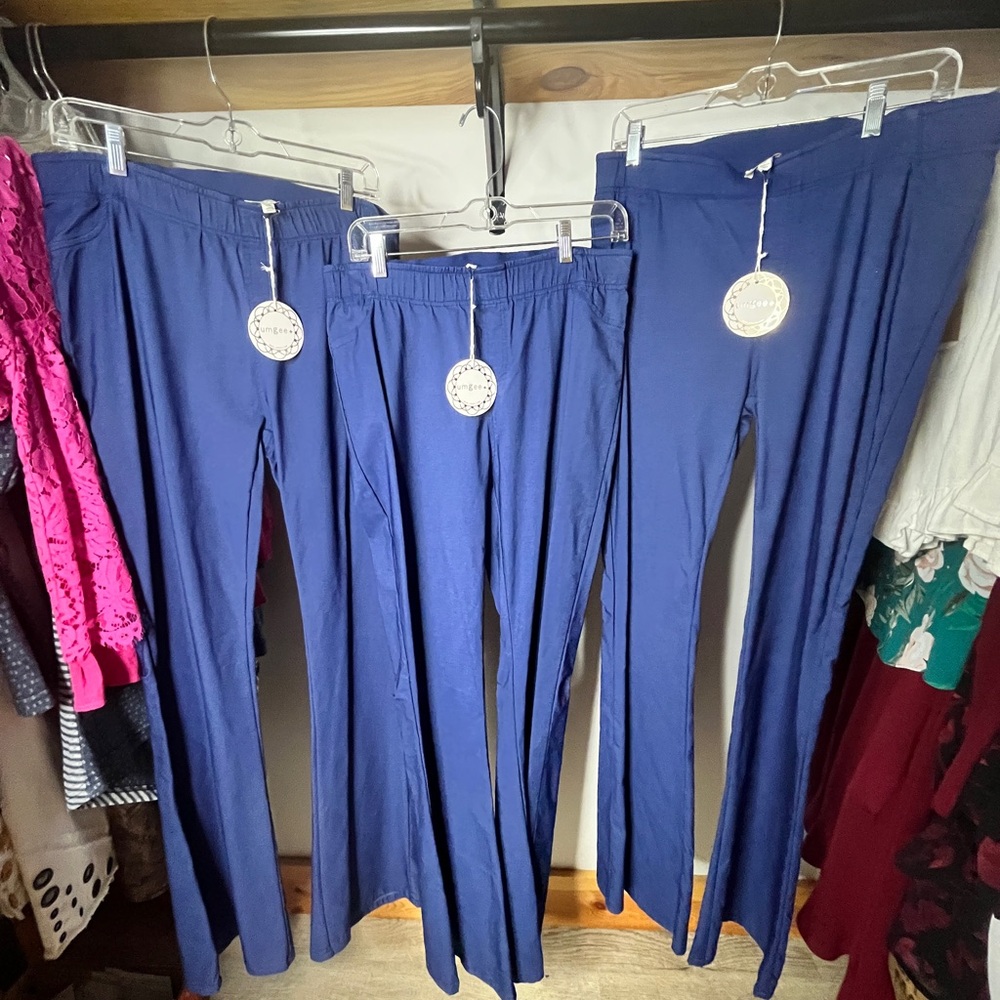 Umgee Navy Blue Boot Cut Pants - Picture 8 of 13